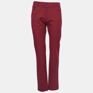 Joseph Burgundy Stretch Denim Jeans M Waist 30"