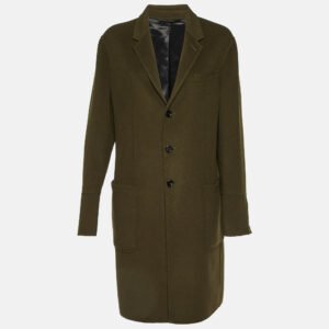 Joseph Olive Green Double Wool Bentley Coat XXL