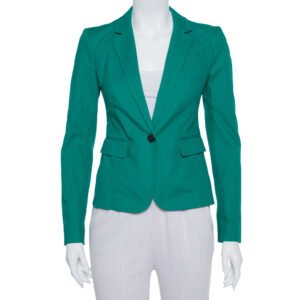 Joseph Green Stretch Cotton Watch Short Blazer S