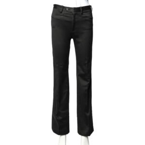 Joseph Vintage Black Cotton Flared Leg Pants S