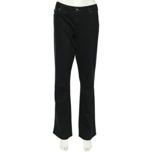 Just Cavalli Black Denim Straight Leg Jeans L