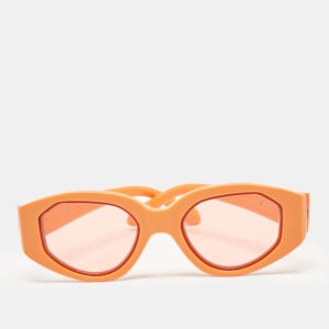 Karen Walker Orange Castaway Cat Eye Sunglasses