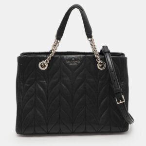 Kate Spade Black Quilted Leather Briar Lane Tote