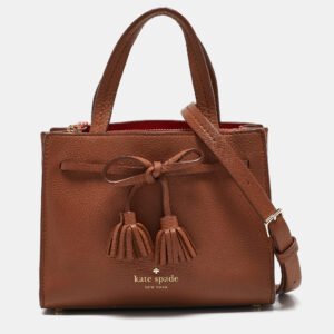 Kate Spade Brown Leather Mini Hayes Street Isobel Tote