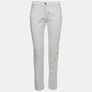 Kenzo White Denim Slim Fit Jeans S