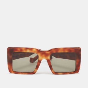 Loewe Tortoise/Green LW40018I Square Sunglasses