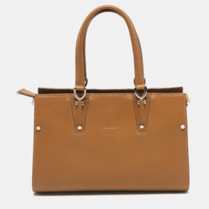 longchamp brown leather small paris premiere tote