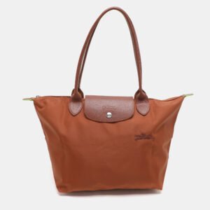 Longchamp Brown Nylon Le Pliage M Tote