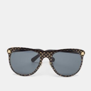 Louis Vuitton Black/Gold Z0966U Monogram Vertigo Sunglasses