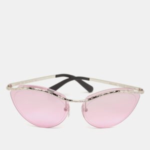 Louis Vuitton Pink Z1040W Rimless Thelma and Louise Cat Eye Sunglasses