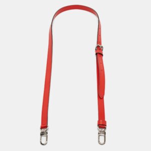 Louis Vuitton Red Leather Adjustable Shoulder Bag Strap