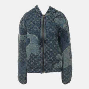 Louis Vuitton Monogram Patchwork Denim Hoodie