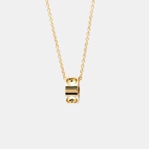 Louis Vuitton 18k Pink Gold Empreinte No Stone Necklace