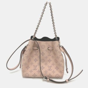 Louis Vuitton Magnolia Pink Mahina Monogram Leather Bella Tote Bag