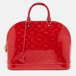 Louis Vuitton Pomme D&rsquo;amour Monogram Vernis Alma GM Bag