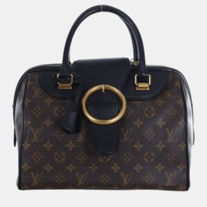 Louis Vuitton Black Monogram Canvas and Leather Limited Edition Golden Arrow Speedy Bag