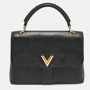 Louis Vuitton Black Monogram Leather Very One Handle Bag