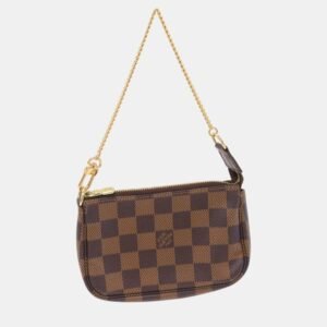 Louis Vuitton Canvas Damier Mini Pochette Accessoires Clutch