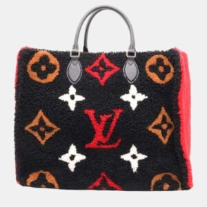 Louis Vuitton Noir/Red Monogram / Teddy Onthego bag Size Gm