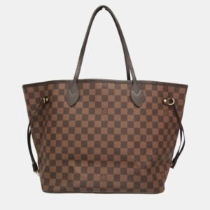 Louis Vuitton Ebene Damier Neverfull MM Tote Bag