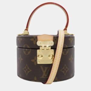 Louis Vuitton Brown Monogram Canvas, Leather Scott  Shoulder Bag