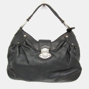 Louis Vuitton Noir Mahina Solar PM Shoulder Bag