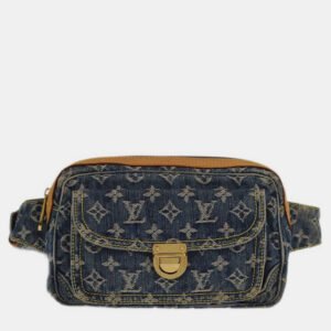 Louis Vuitton Blue Monogram Denim Bum Bag Waist Pouch