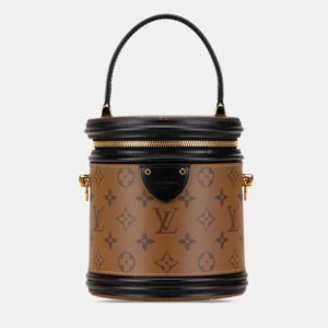 Louis Vuitton Brown Canvas Monogram Reverse Cannes Vanity Bag