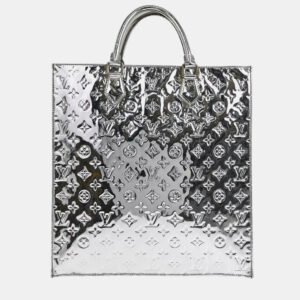 Louis Vuitton Silver Monogram Miroir Sac Plat Handbag