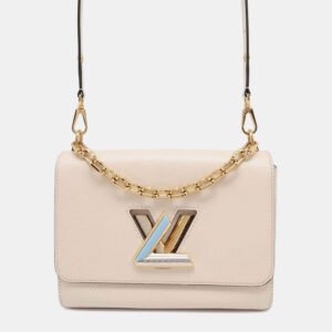 Louis Vuitton Ivory Epi Leather Twist MM Bag