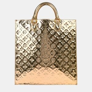 Louis Vuitton Gold Monogram Miroir Sac Plat Tote Bag