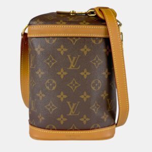Louis Vuitton Brown Coated Canvas Monogram Milk Box Shoulder Bag