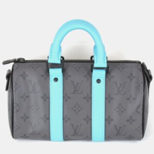 Louis Vuitton Neutrals Bicolor Empreinte Monogram Giant Neonoe MM Shoulder Bag