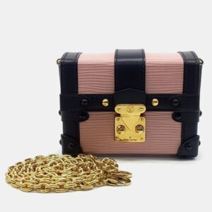 Louis Vuitton Pink Epi Leather Essential Trunk NM Shoulder Bag