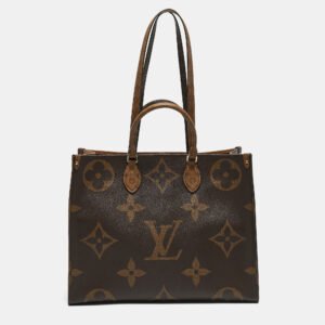 louis vuitton monogram reverse giant canvas onthego gm bag