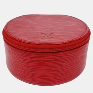 Louis Vuitton Red Epi Leather Jewelry Case