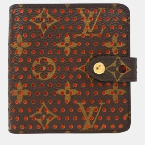 Louis Vuitton Monogram Perfo Compact Zip Wallet