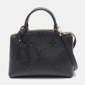 Louis Vuitton Black Monogram Empreinte Leather Petit Palais PM Handbag