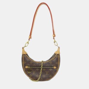 Louis Vuitton Brown Monogram Canvas Loop Shoulder Bag