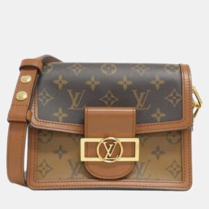 luxury-women-louis-vuitton-used-handbags-p1128629-003 Louis Vuitton Monogram Reverse Dauphine Mini Shoulder Bag