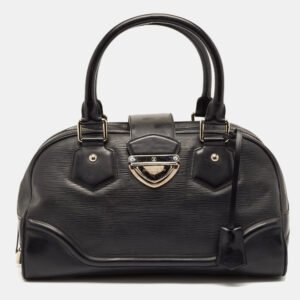 Louis Vuitton Black Epi Leather Montaigne GM Bag