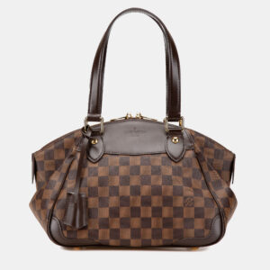 Louis Vuitton Brown Damier Ebene Verona PM Shoulder Bag