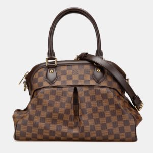 Louis Vuitton Brown Damier Ebene Trevi PM Shoulder Bag