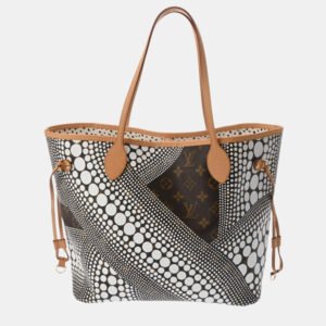 Louis Vuitton Canvas Monogram Neverfull MM Kusama Yayoi Tote Bag