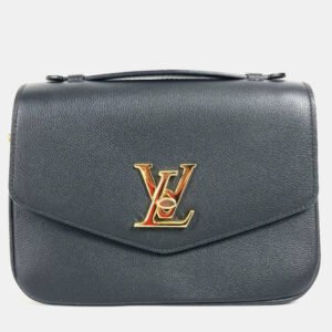Louis Vuitton Black Leather Oxford Lockme Crossbody Bag