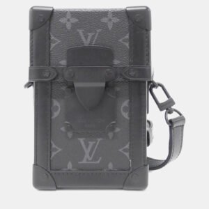Louis Vuitton Black Monogram Eclipse Vertical Trunk Wearable Wallet Bag