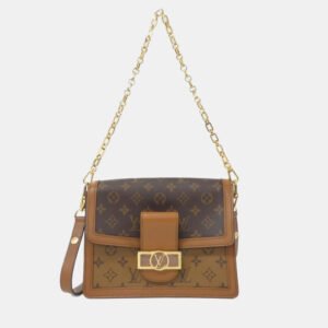 Louis Vuitton Monogram Reverse Dauphine MM Shoulder Bag