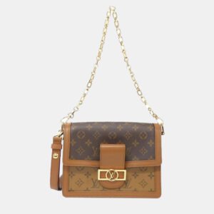 Louis Vuitton Monogram Reverse Dauphine MM Shoulder Bag