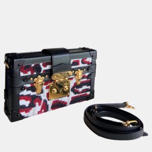 Louis Vuitton Petite Malle Multicolor Sequin Embellished Canvas