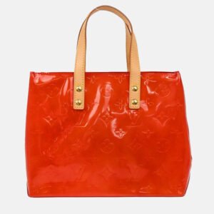 Louis Vuitton Red Monogram Vernis Leather Reade PM Tote Bag